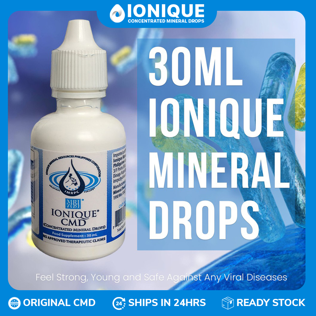 Ionique CMD Mineral Drops 30ml